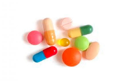 Tablets to treat pain in the joints of fingers