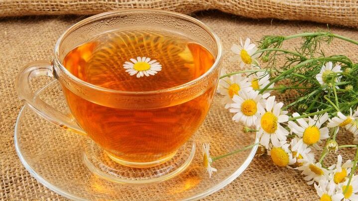 Chamomile decoction is a folk remedy in the treatment of cervical osteochondrosis.